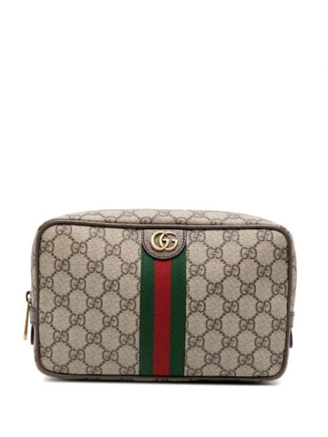 gucci toiletry bag|farfetch gucci washing bag.